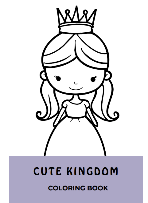 Cute Kingdom Coloring book 22 pages