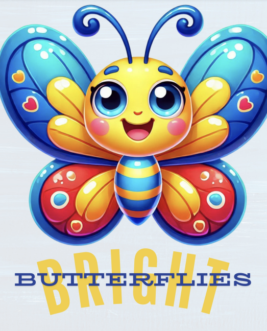 Bright Butterflies - 30 pages
