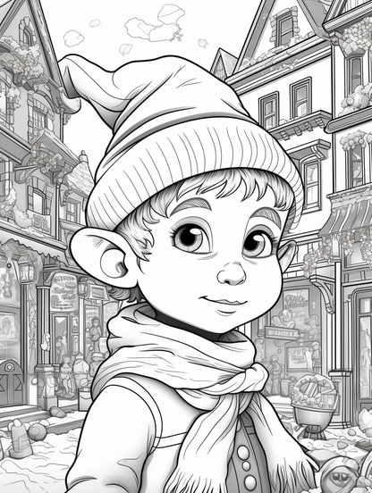 Festive Elf Yuletide Journey - 16 pages