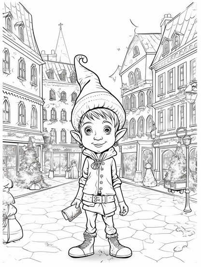 Festive Elf Yuletide Journey - 16 pages