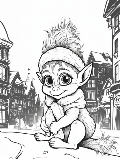 Grinch's Whimsical World 15 pages